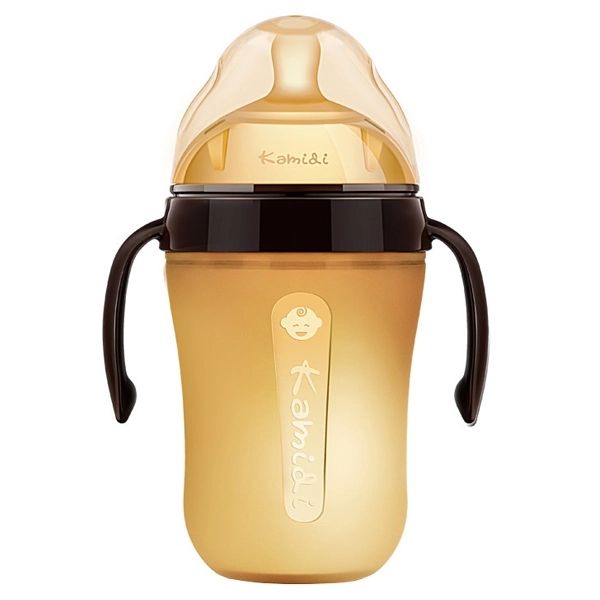 Bình Sữa Kamidi Chất Liệu Silicon Nâu Dung Tích 250ml