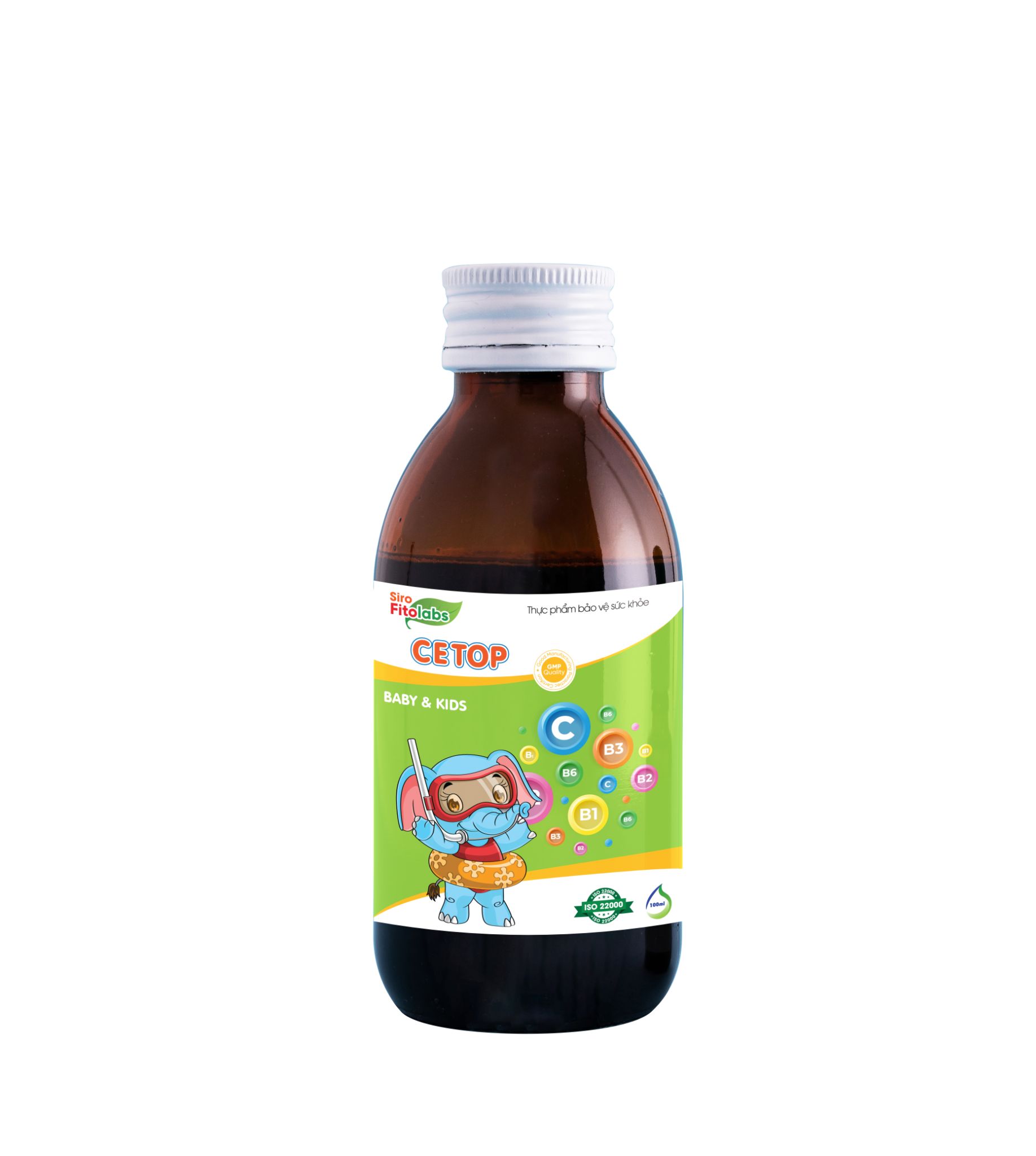 Vitamin Tổng Hợp Cho Bé Fitolabs CETOP Hỗ Trợ Nâng Cao Sức Đề Kháng - Chai 100ml